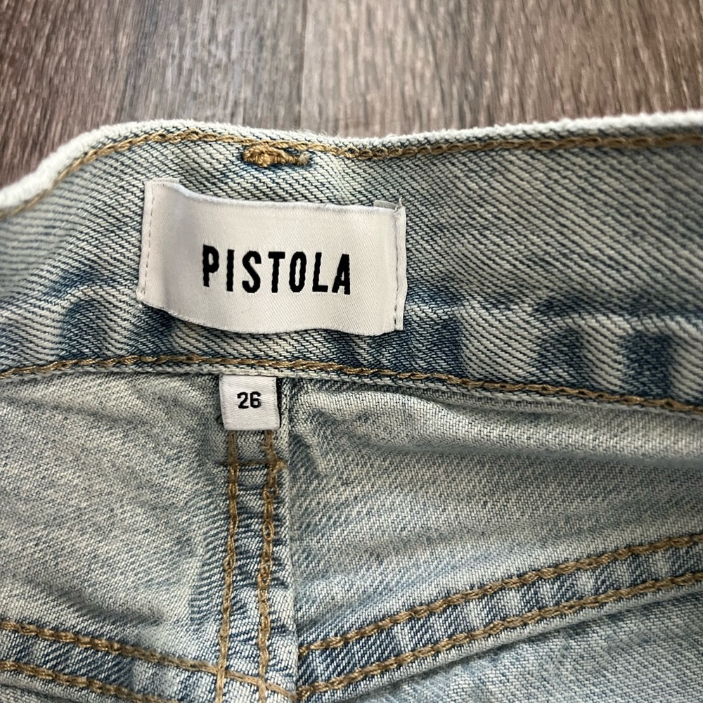 Pistola Cassie Crop Straight Light blue Jeans Size 26 - Picture 5 of 6